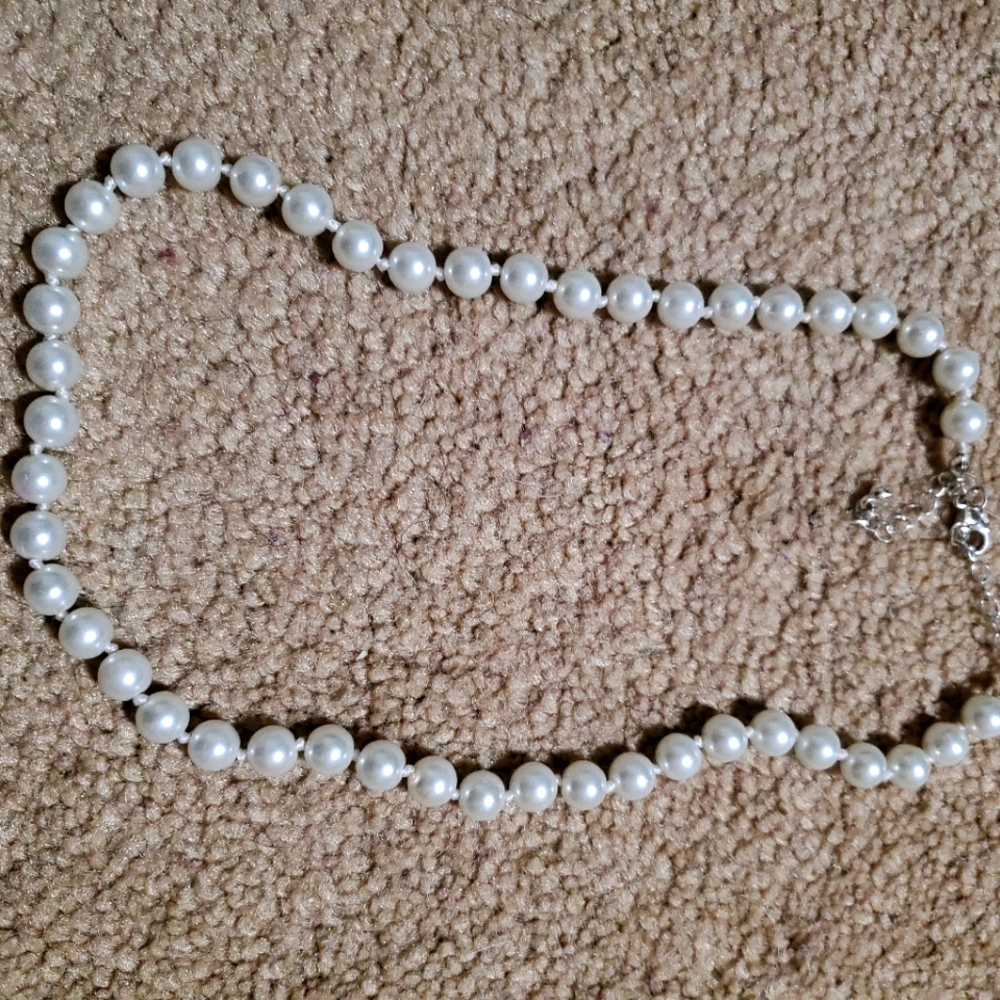 Faux Pearl Necklace